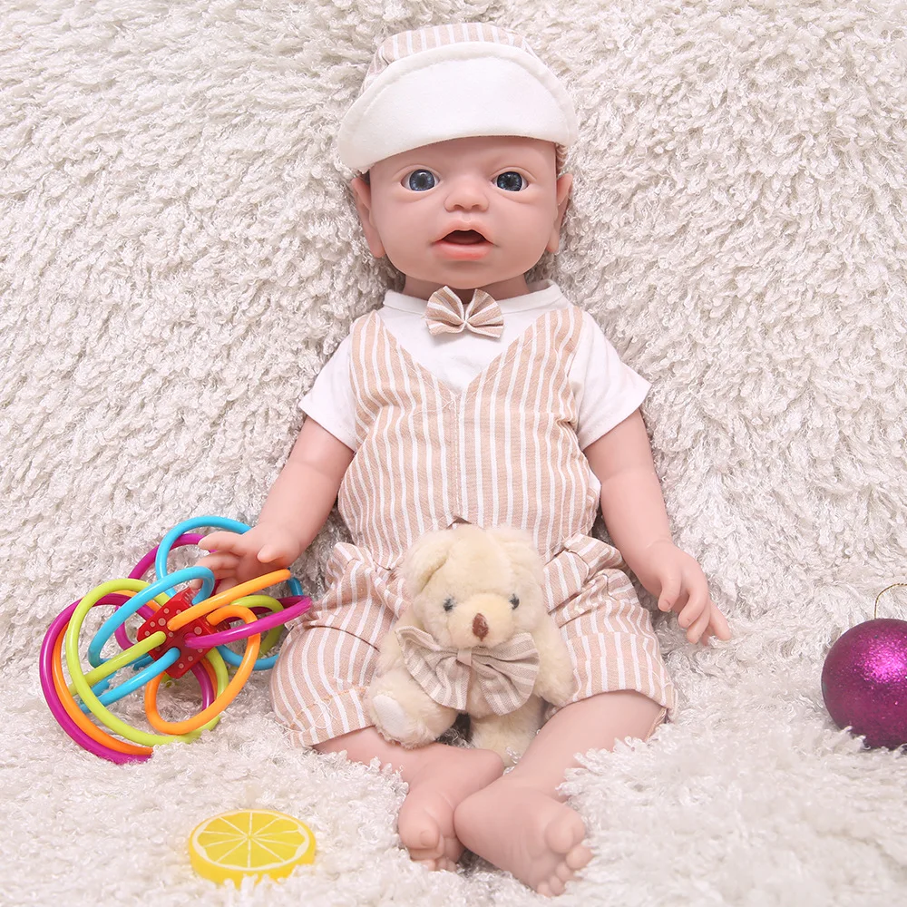 La bambola in Silicone morbido da 21 pollici oversize Reborn Doll 53cm può includere il regalo della bambola del ciuccio