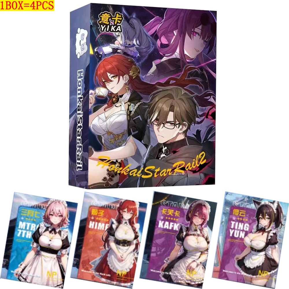 Original Honkai Star Rail Anime Game Surrounding Rare Adventure Cards UR Vitality Girl and SSP Jewelry Series Table Toys Cards