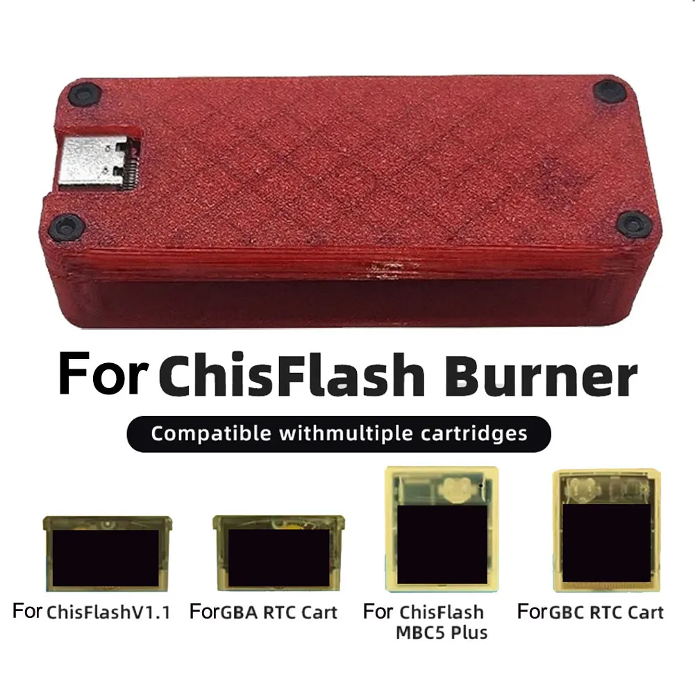 For ChisFlash Game Cartridge Programmer Fast Backup & Restore For GBAGBC Cartridge Programmer Burner Gaming Accessories