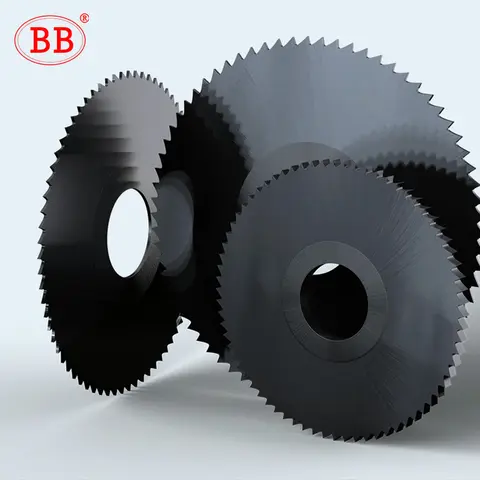톱 블레이드 밀 HSS Co TiN 원형 절삭 공구 CNC 슬롯 가공 슬리 팅 강철 직경 40 50 60mm 금속 강철 파이프 용