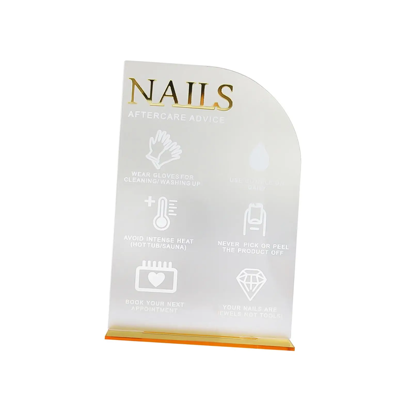 Nail Tip Display Holder Acrylic Manicure Showing Board Nail Accessories Decor for Beauty Lovers Gift