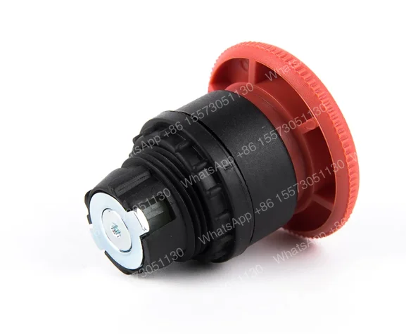 25pcs Genuine  A22-E.Stop Header Switch Rotary Reset Emergency Stop Button Head