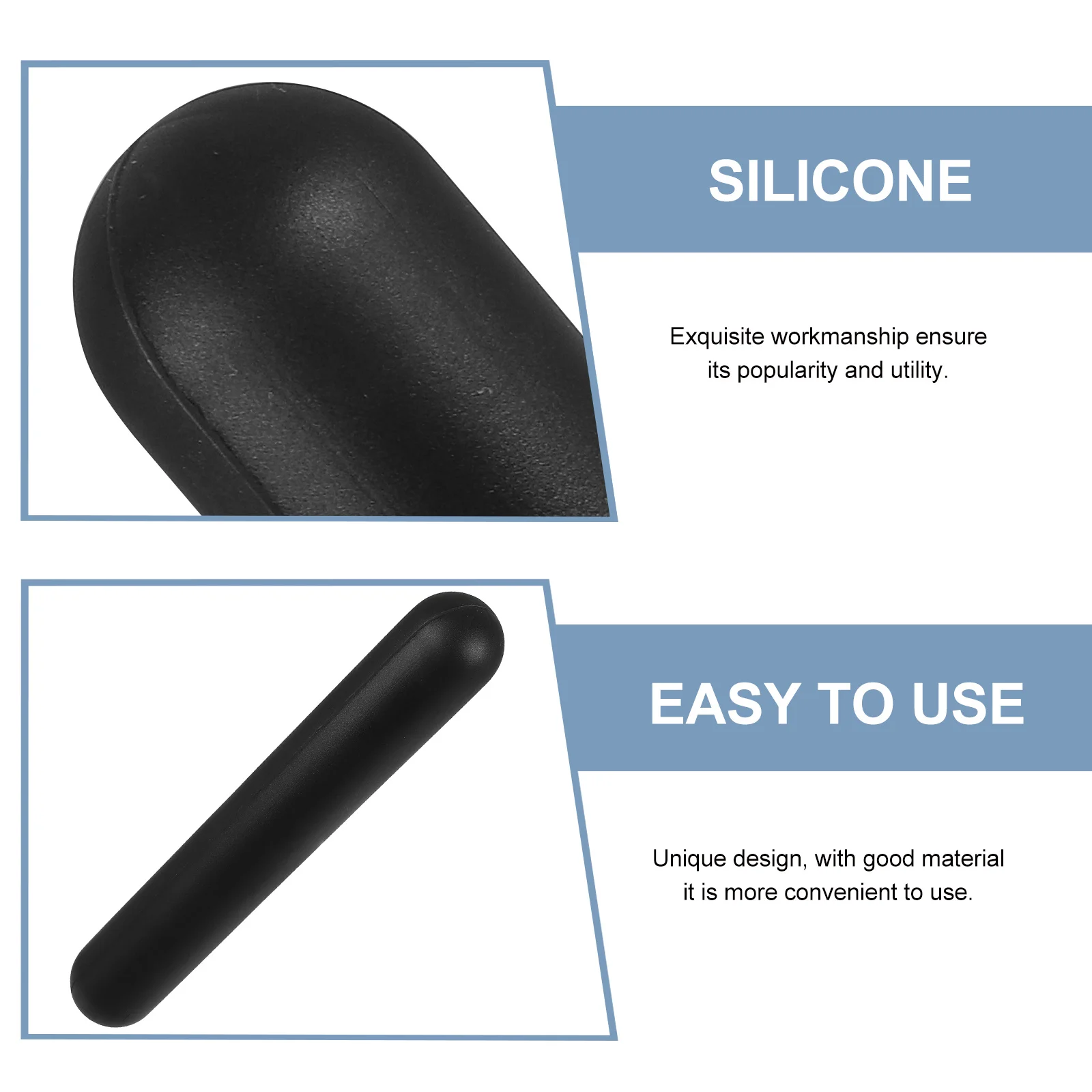 

Coffee Ground Bucket Beating Stick Silicone Cylinder Shaped Beater Container Bar Accessories Long Lasting Practical Creative