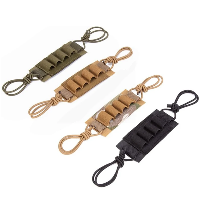 Tactical Helmet NVG CR123A Elastic Battery Storage Board Night Vision Device Fixing Belt 2PCS Helmet Battery Storage Lanyards