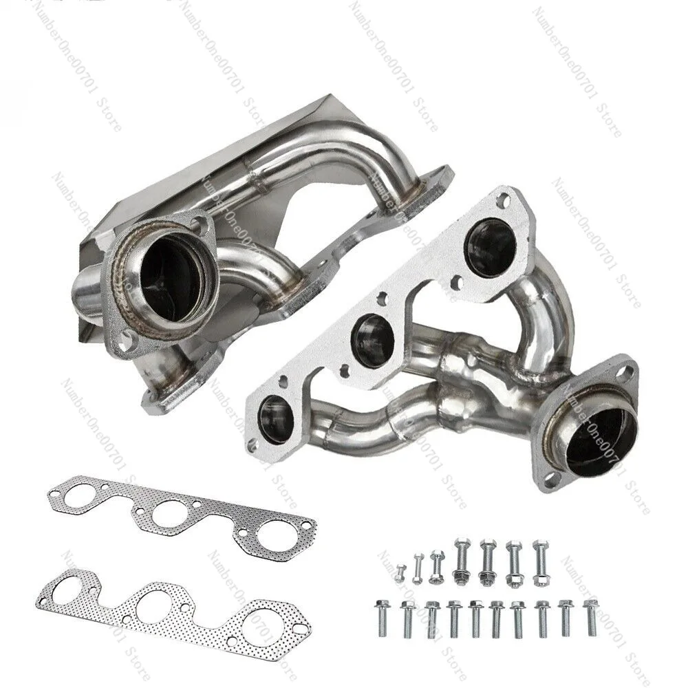 Stainless Steel Exhaust Header Manifold For 2007‑2011 JK 3.8L V6 Engine, Auto Performance Modification Parts