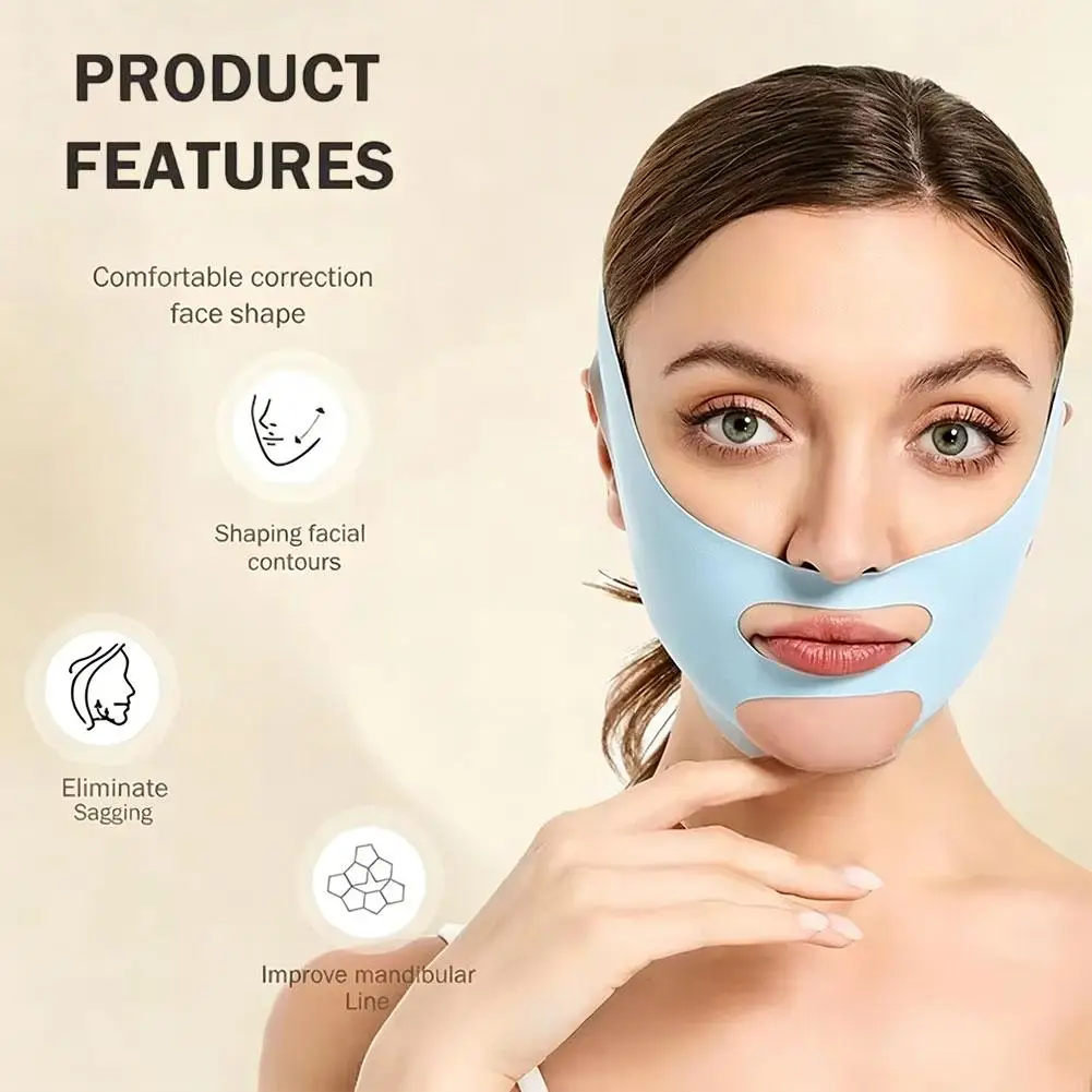 Face Slimming Bandage Face Lifting V Line Shaper Chin Cheek Lift Up Belt Anti Wrinkle Strap Facial Beauty Skin Care Tools view 4