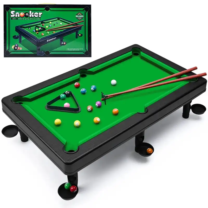 Mini Pool Table Game Tabletop Desktop Billiards Game,Mini Tabletop Set Parent-Child Interactive Desktop Billiards