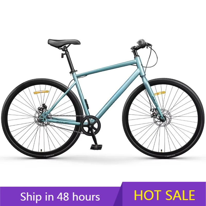 

POWER LEAP 700C 7-Speed Drivetrain OEM Internal Cable Routing Easy Assembly Anti-slip Tires Race Bike Durable Frame Road Bike