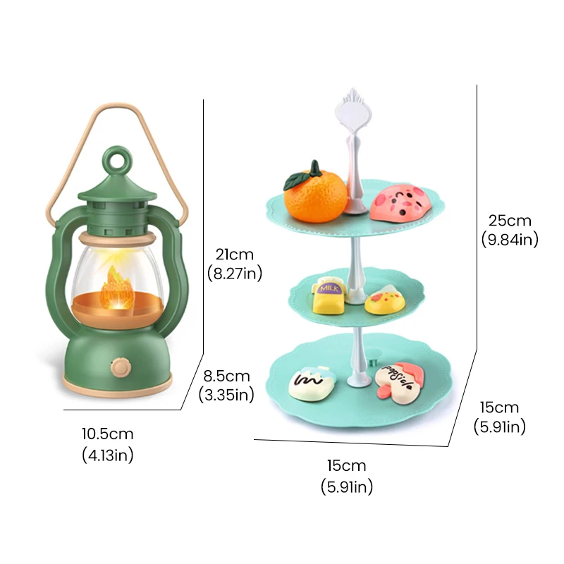 Kids Camping Tent Set Baby Playground Miniature Foods Children's Tent House Indoor Outdoor Parent-Child Interactive Game Toys view 2
