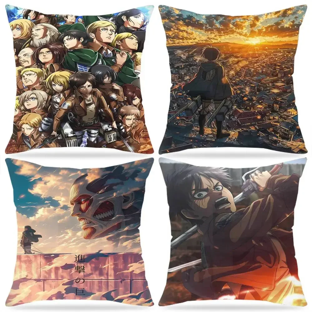 

A-TTACK-ON-TITAN-CREATION Cushions Cover for Pillowcase Fall Decor Home and Decoration Covers Body