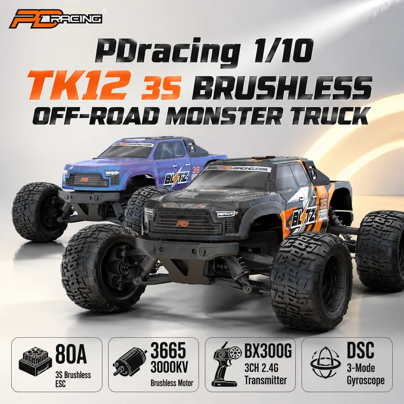 Cycling Gear Box - New PDracing TK12 1/10 Brushless Remote