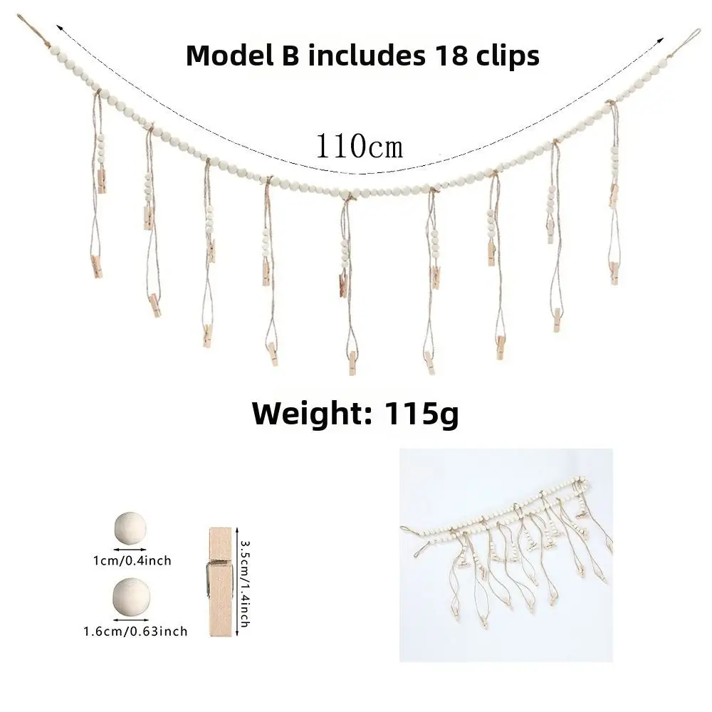 Wall Hanging Picture Display String with Clips