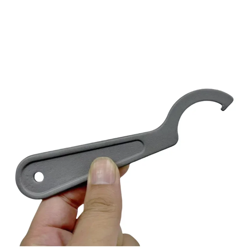 

General tactical crescent wrench, water meter cover round nut shock-absorbing adjustment, outdoor hook shaped equipment