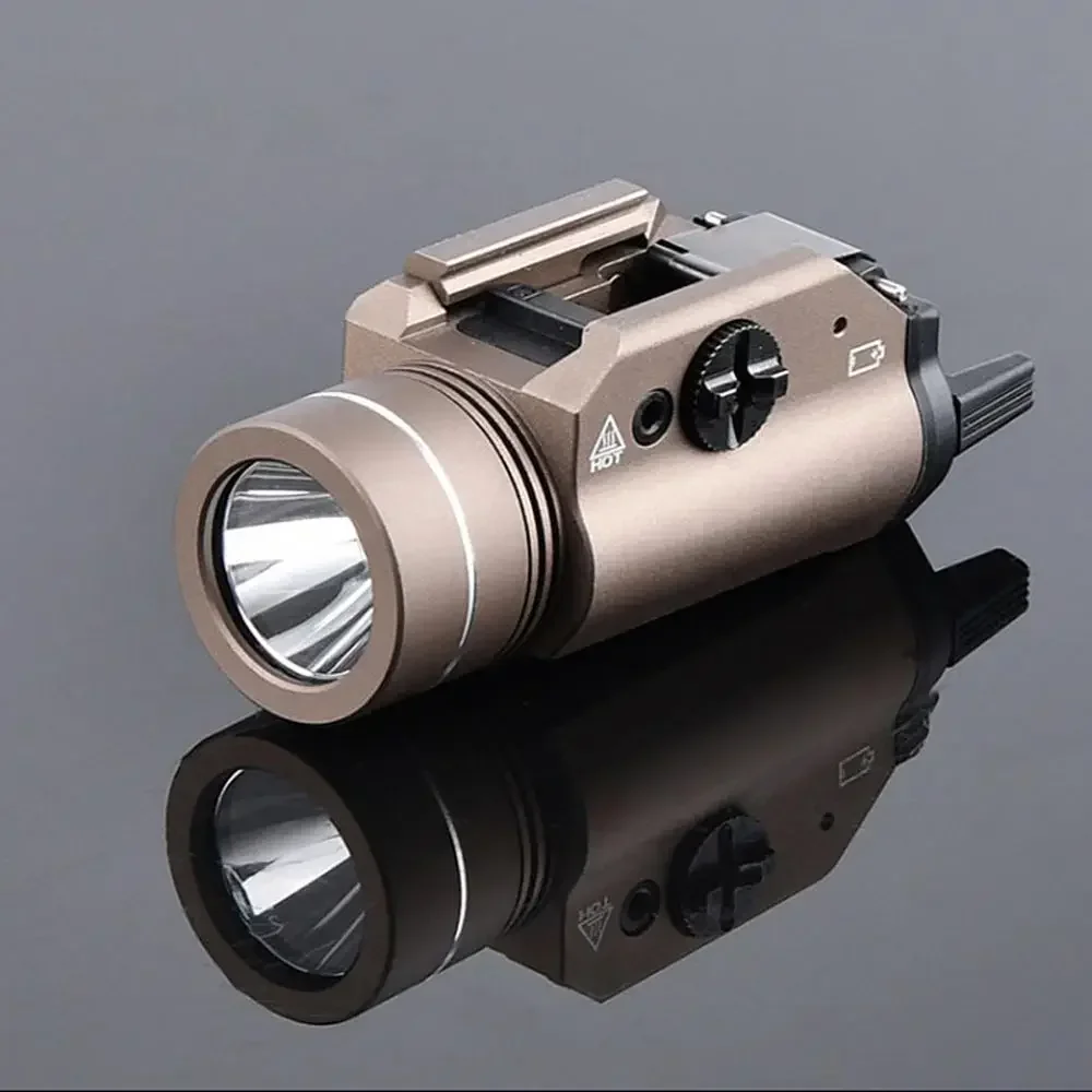 Flshlight tactique 800 lumens avec clés de localisation sur Rail, accessoires pour pistolet sur Rail de 20mm, lumière pour fusil Airsoft, chasse en plein air
