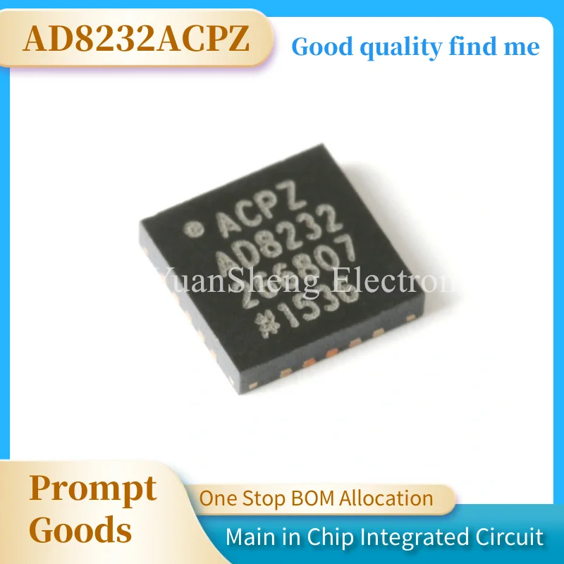 

5-10Pcs 100% New free delivery AD8232ACPZ AD8232 LFCSP20 AD8314ACPZ AD8314 0F AD8319ACPZ AD8319 Q2 LFCSP8 Brand new original ic