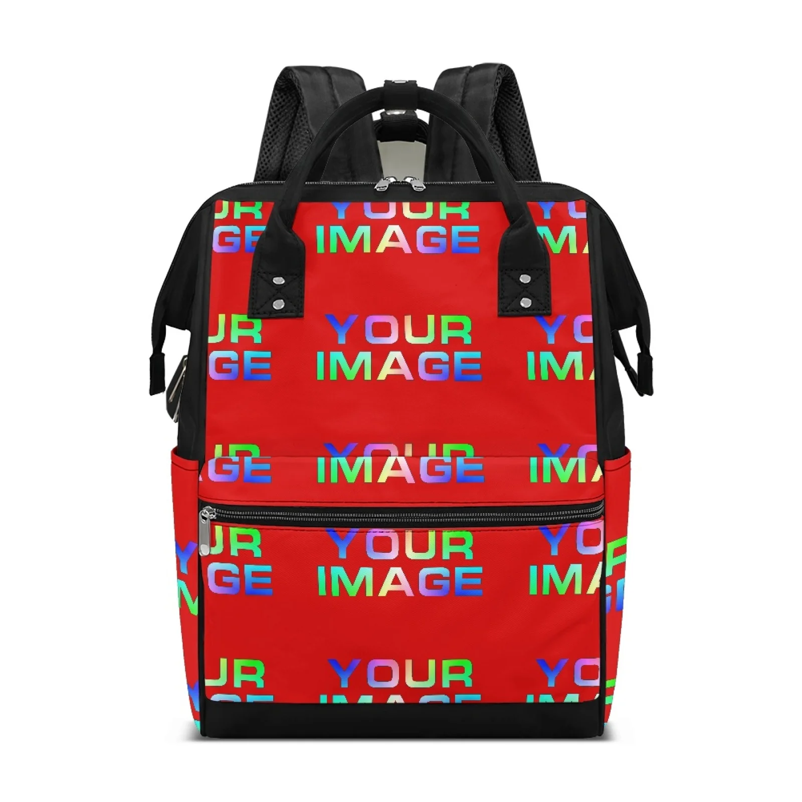

Print on Demand Diaper Bag Backpack for Mom Dad Mommy Bag with Insulate Pocket, Large Capacity Diaper Bag for Boy Girl