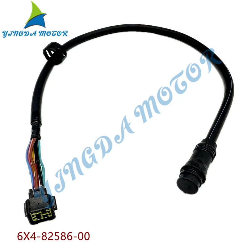 6X4-82586-00 Extension Wire Harness (L:700Mm) for Yamaha Outboard Motor F20-F130 4T 6X4 rear operating lock 6X4-82586