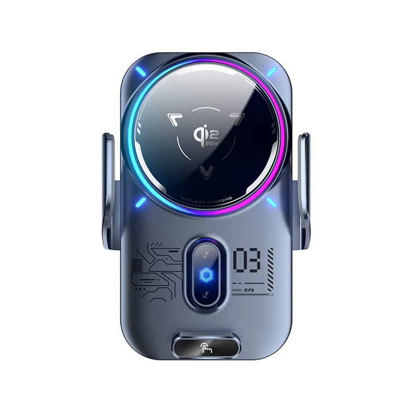 Semiconductor Cooling Qi2 25W Car Wireless Charging Mount Magsafe Magnetic Infrared Auto Sensing Phone Holder for iPhone