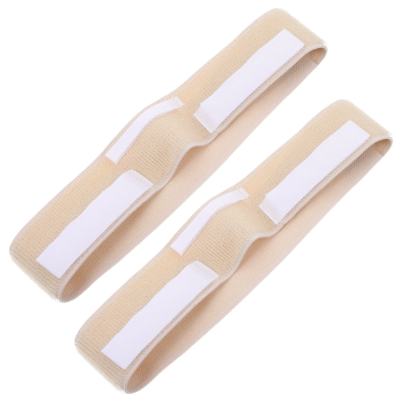 

2Pcs Urinary Catheter Fixing Band Beige Adjustable Stable Catheter Strap Medical Drainage Leg Strap Universal Urine Bag Fixing