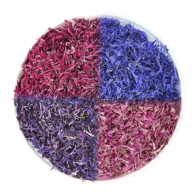 프리미엄 자연 콘플라워 꽃잎 (4가지 색상 선택 가능) - 고급 선물 충전재, 예술 및 스킨케어/향수, 웨딩 장식에 우아함