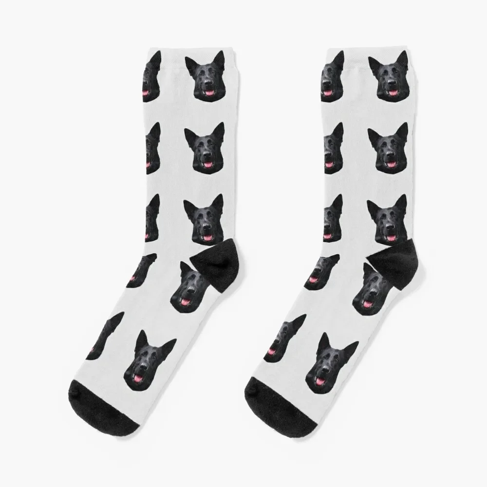 

Black German Shepherd Dog - Stunning! Socks Antiskid soccer New year's happy Children's Ladies Socks Men's