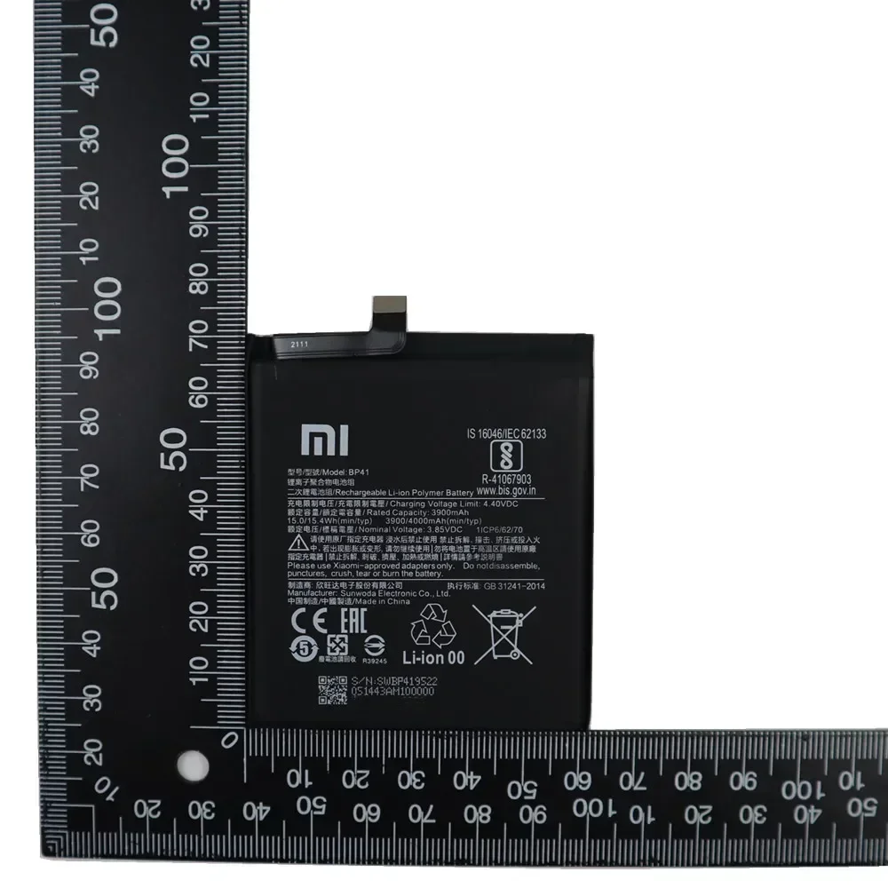

BP41 Original Battery For Xiaomi Mi 9T Mi9T Redmi K20 Phone Replacement Batteries 4000mAh + Free Tools