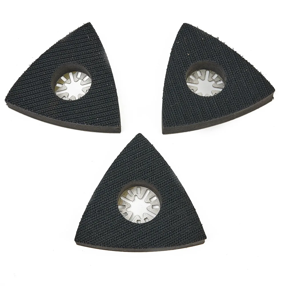 

5Pcs Triangle Multi-tools Sanding Pads 80mm Polishing Grinding Hook&Loop For Chicago For Oscillating Abrasive Tool