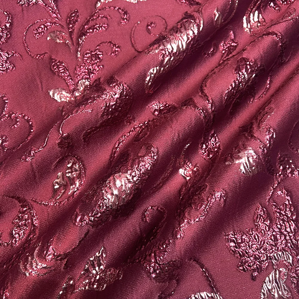 Brocade Jacquard Lace Fabric for Wedding Dresses