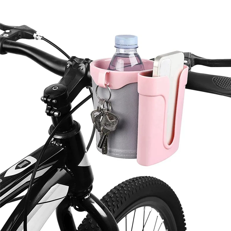 Bicycle Multifunctional Cup Holder 3 in 1 Phone Holder for Beach Cruiser Commuter Bikes