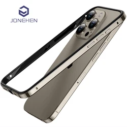 Luxury Light Aluminum Metal Frame For iPhone 12 13 14 Plus 15 16 Pro Max Titanium Bumper Case Hybrid Siliicone Back Acccessories