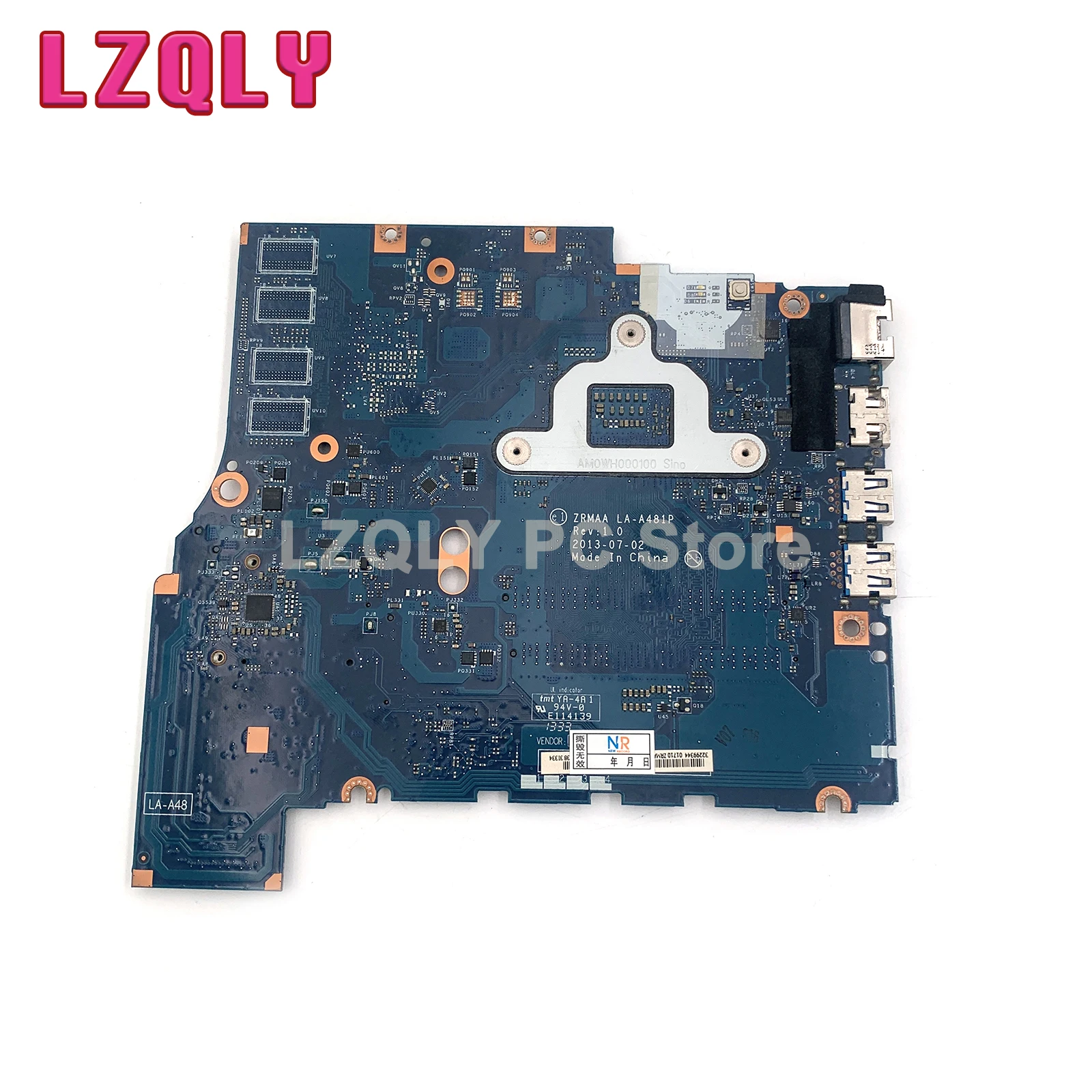 For Tshiba Satellite U40 M40 M45 Laptop Motherboard LA-A481P K000150670 K000150700 14 inch I3-4010U i5-4200U DDR3 Full Test