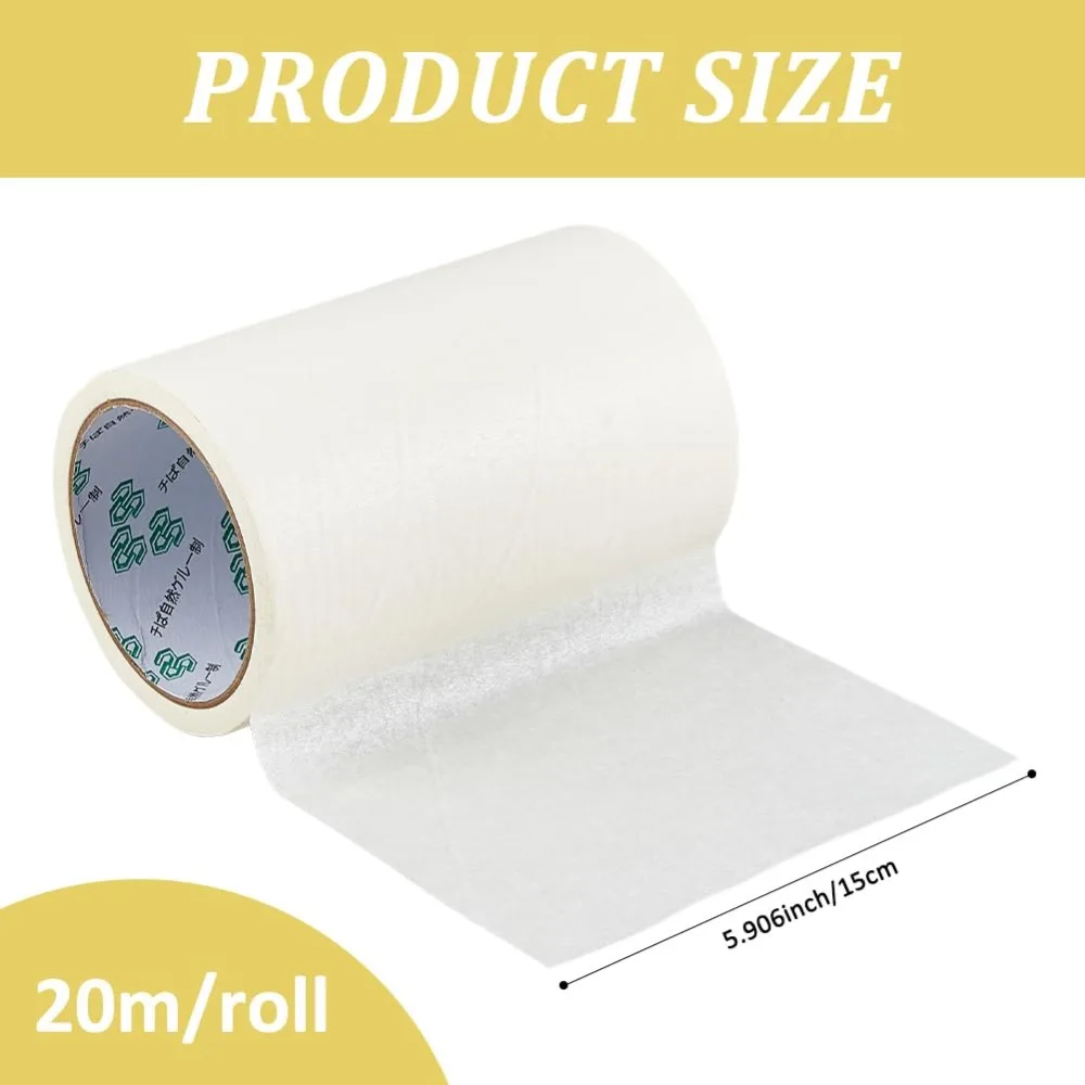 20m 1Roll Masking Film Tape Textured Paper for Painting Masking Frisket Tracing Frisket for Artists Airbrush Graphics Automotive