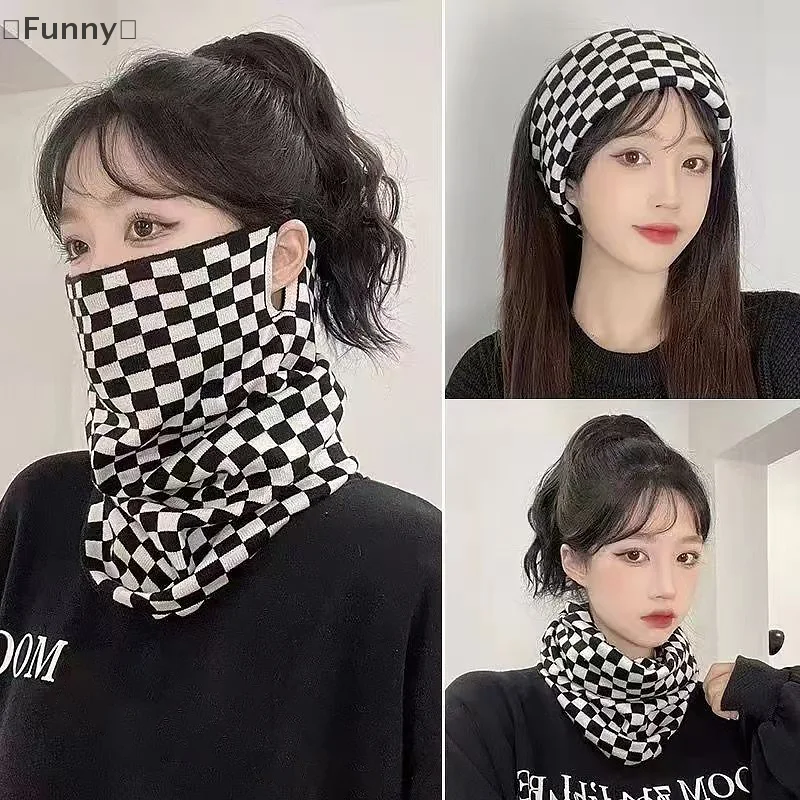 〔Funny〕Autumn And Winter Windproof Mask Cycling Neck Cover Neck Full Face Cold Protection Warm Mask Scarf