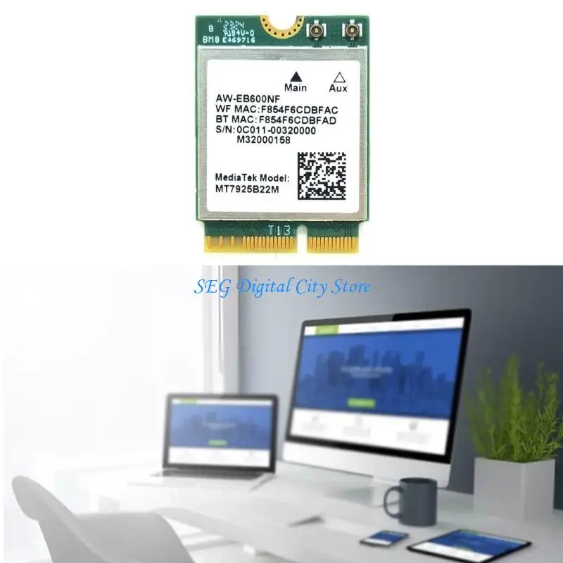 U75B سريع M.2 NGFF واي فاي بطاقة محول الشبكة 2.4Ghz/5Ghz/6Ghz BT5.3 واي فاي محول بطاقة لاسلكية محسنة #3