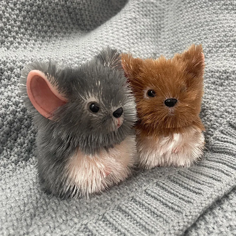 

5Inch Full Body Silicone Cute Animal Mini Cat Dolls Realistic Lifelike Real Looking Newborn Bebe Cat Toy Gift for Kids