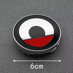 New 56mm 60mm Car Stickers Wheel Center Hub Cover Accessories forSmar Fortwo 450 451 453 Forfour Sharpread Roadster Pearlgrey