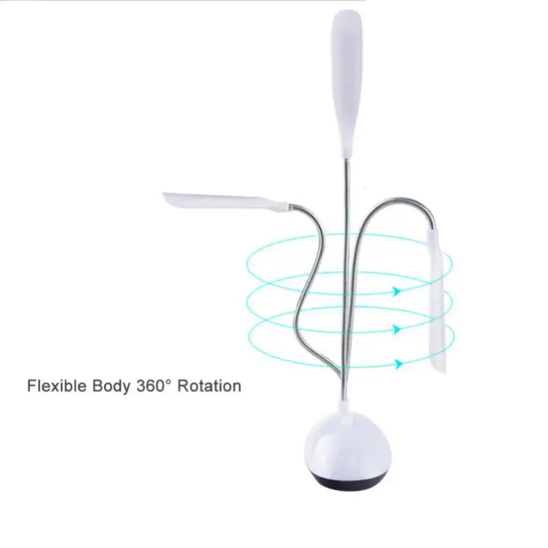 LED Desk Lamp Portable Foldable Reading Study Lamp AAA Battery Powered LED Reading Light Eye Protective Colorful Night Light