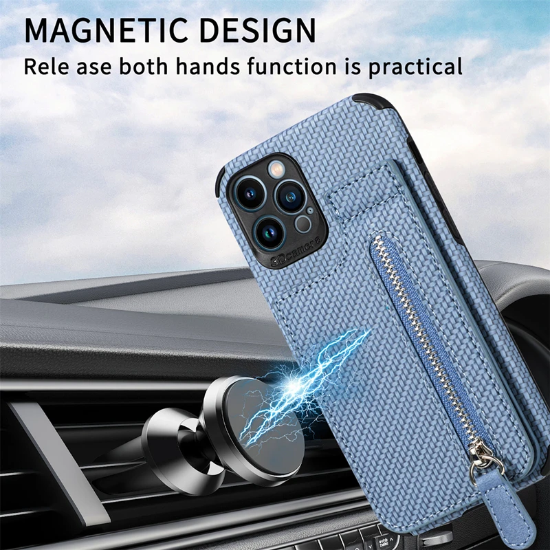 Zipper Wallet Card Case For Xiaomi Redmi Note 10 9 8 11 12 Pro Plus 5G 11S 10S 9S 8T 9T 9A 9C 10C 12C Magnet Leather Cover Case