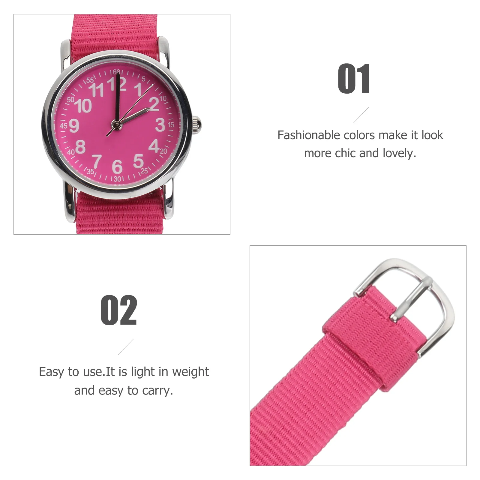 Cute Watch Waterproof Braided Band Fashion Quartz Precise Movement Unique Design Perfect Birthday Gift for