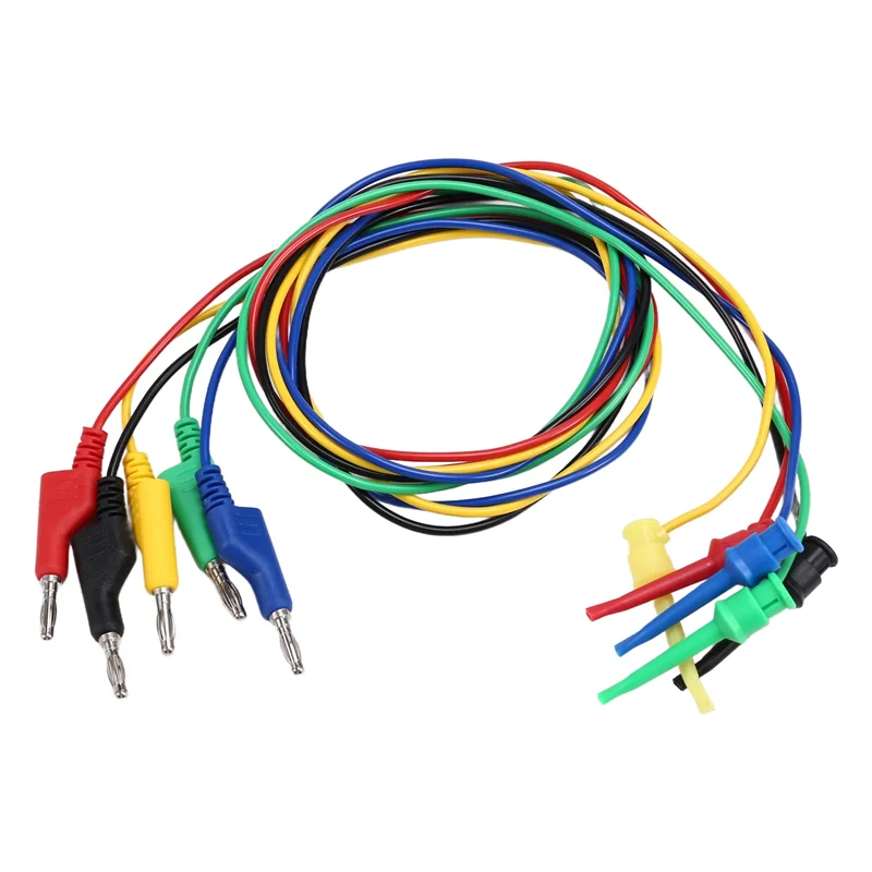 

BNVN-5 шт., 4-миллиметровый тестовый крючок, зажим для штабелируемой вилки типа «банан», комплект тестовых проводов, кабель мультиметра, провод для электрического тестирования