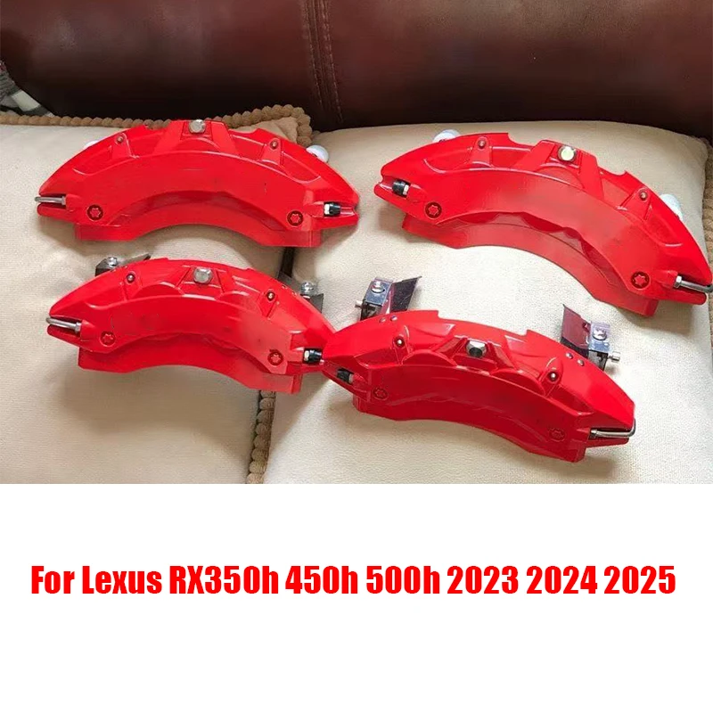 For Lexus RX350h 450h 500h 2016 2018 2022 2024 2026 Automobile Brake Caliper Protective Cover Made of Aluminum Alloy Material