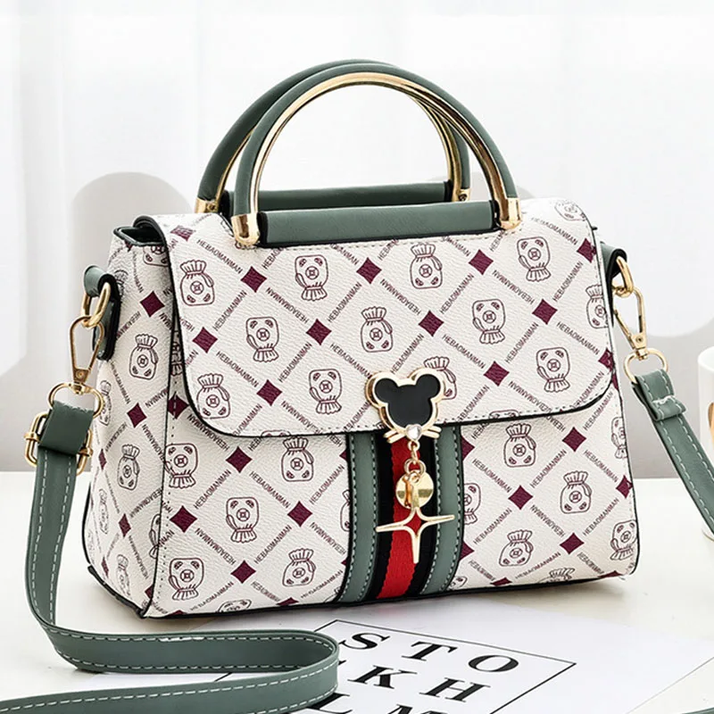 

New Shoulder Bag Women Bag Tote Luxury Designer Handbag Women Handbags Leather Printed Monogram Single Shoulder Straddle Bag
