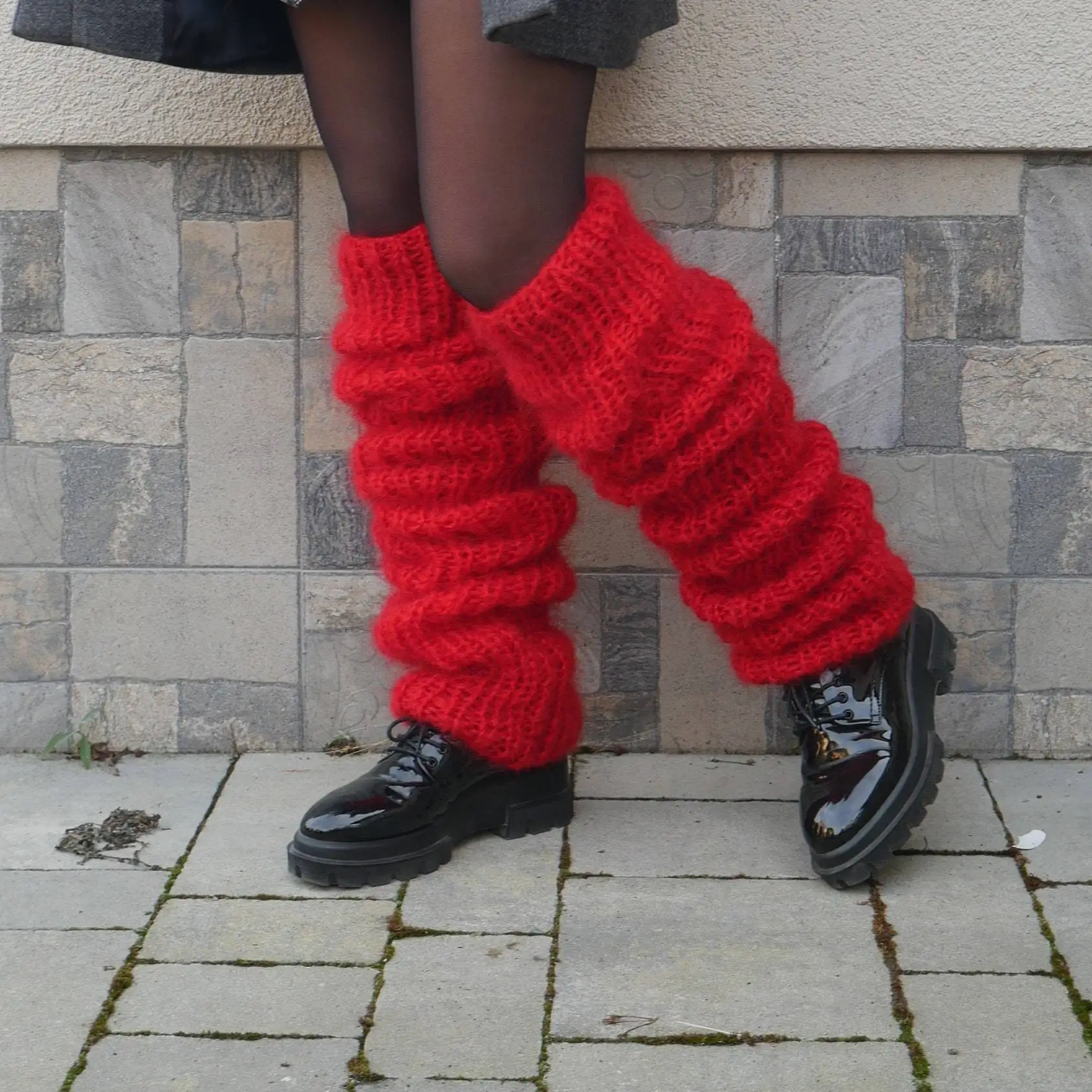 Knitted Leg Warmers Decorative Stacked Cotton Socks Women Solid Color Warm Foot Cover Girls Breathable Stackable Sock Covers