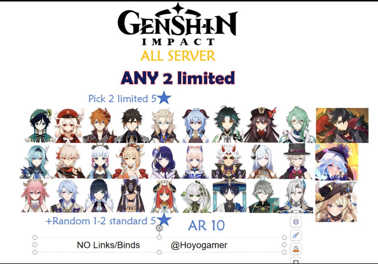 Genshin Accounts 2 Limited .Honkai Star Rail accounts Zenless Zone Zero Starter Account Wuthering Waves Accounts