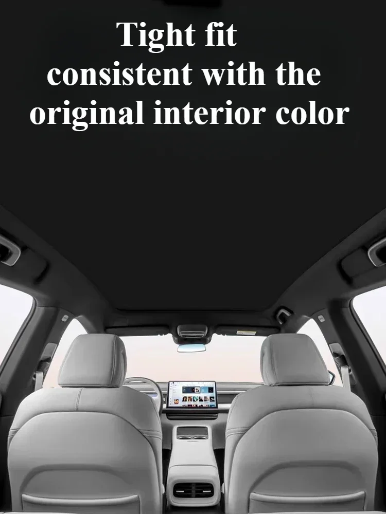Sunroof Sunshade Ice Cloth Car Roof Glass Front Rear Skylight Heat Insulation Sun Shade For XPeng G6 G9 Interior Accessories