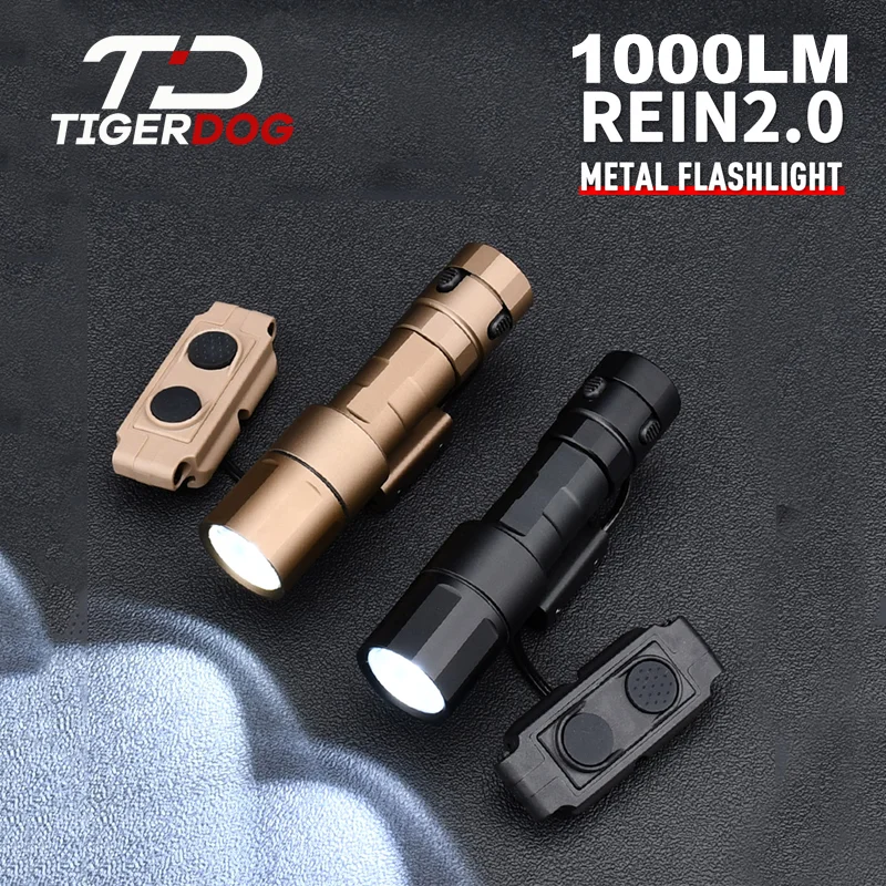 

Rein 2.0 Flashlight 1000LM Hight Quality Scout Light With a Dual Function Switch For Outdoor Huniting LIghting