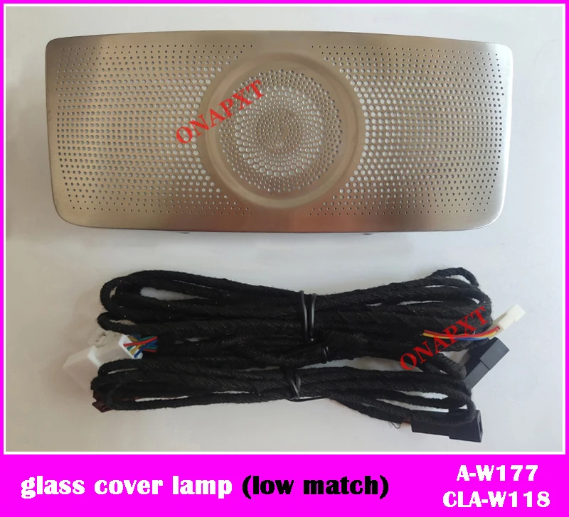 Auto 64-kleur Omgevingslicht Lamp Voor Benz A/CLA klasse Gesynchroniseerd Met Licht LED Sfeer Turbine Air vent W177 W118