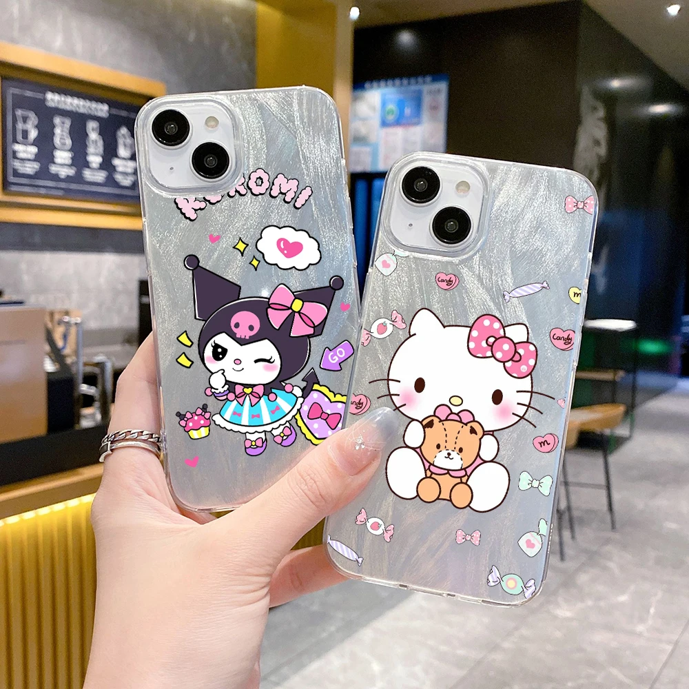 Cute Hello K-Kitty K-Kouromi Phone Case FOR OPPO A60 A58 A54 A53 A52 A38 A35 A33 A31 A17 A16 A15 A12 E K S 5G