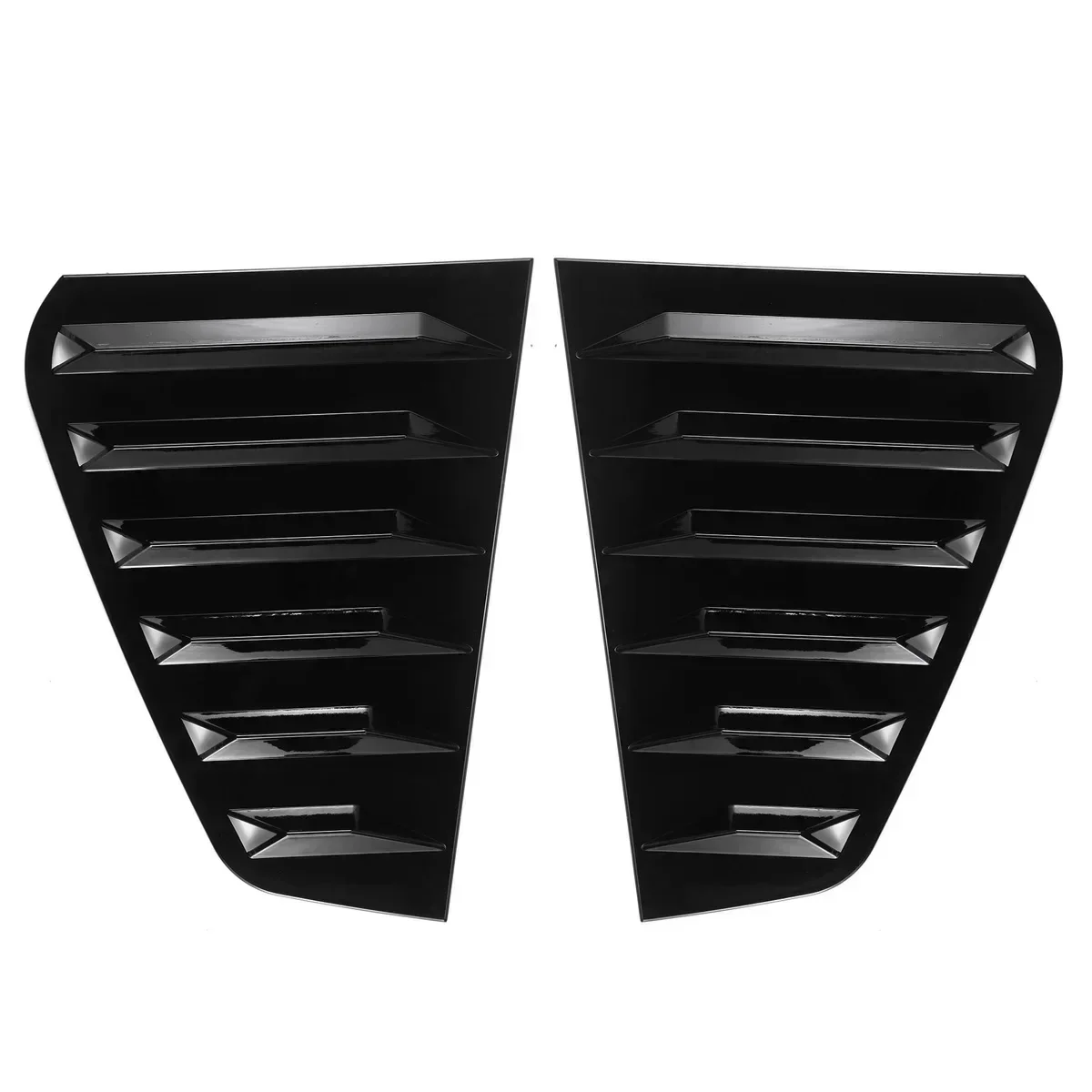 2PCS Car Rear Window Shutter Cover Trim For VW For Golf MK7 MK7.5 GTI/GTD/R 2014-2019 Window Louver Side Vent Trim