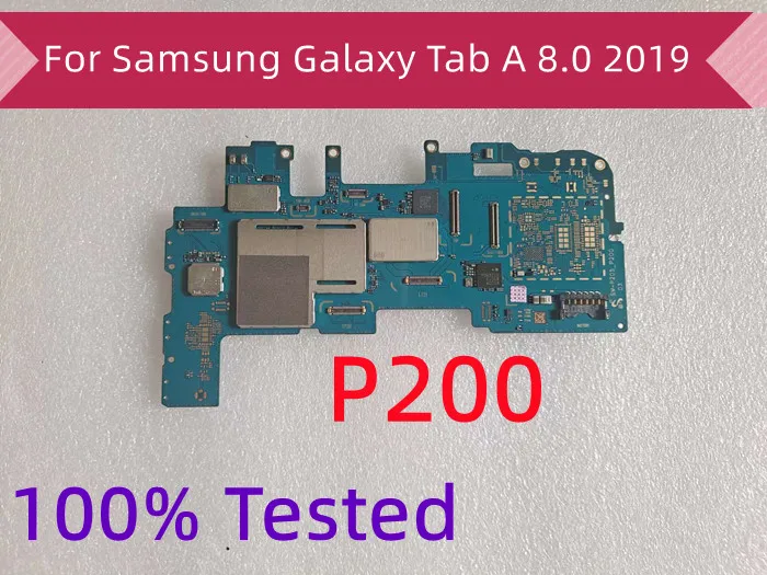 Good Motherboard For Samsung Galaxy Tab A 8.0 2019 P200(Wi-Fi) SM-P200 Motherboard Mainboard Logic Board